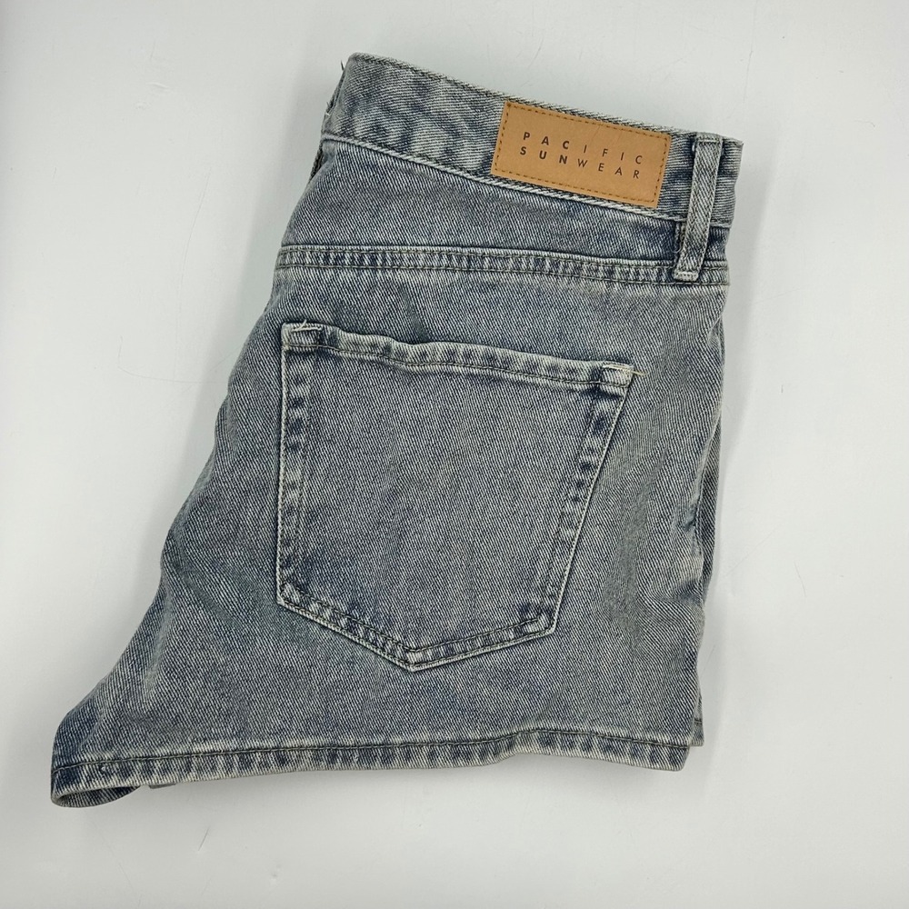 PacSun Denim Shorts Light Blue Womens‎ 26 High Waisted Five Pocket EUC